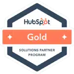 hubspot gold partner badge