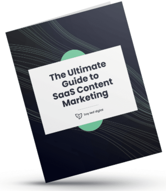 ebook about the ultimate guide to saas content marketing