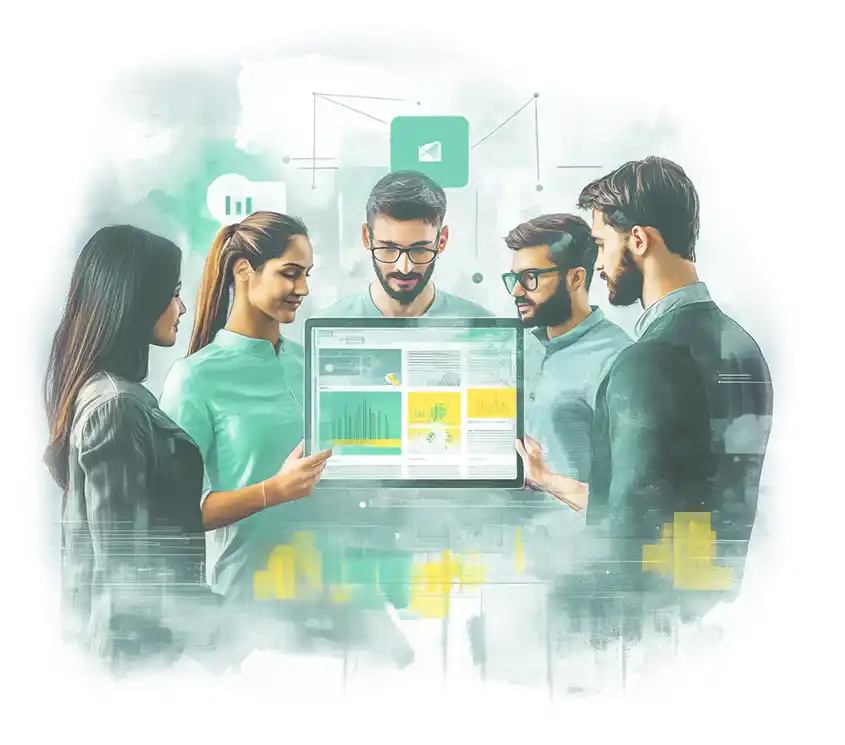 tech-enabled services marketing agency