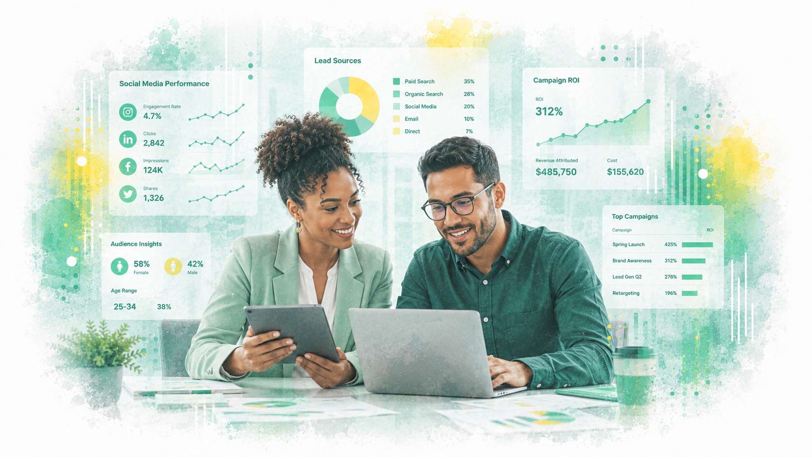 b2b saas marketing results win brief
