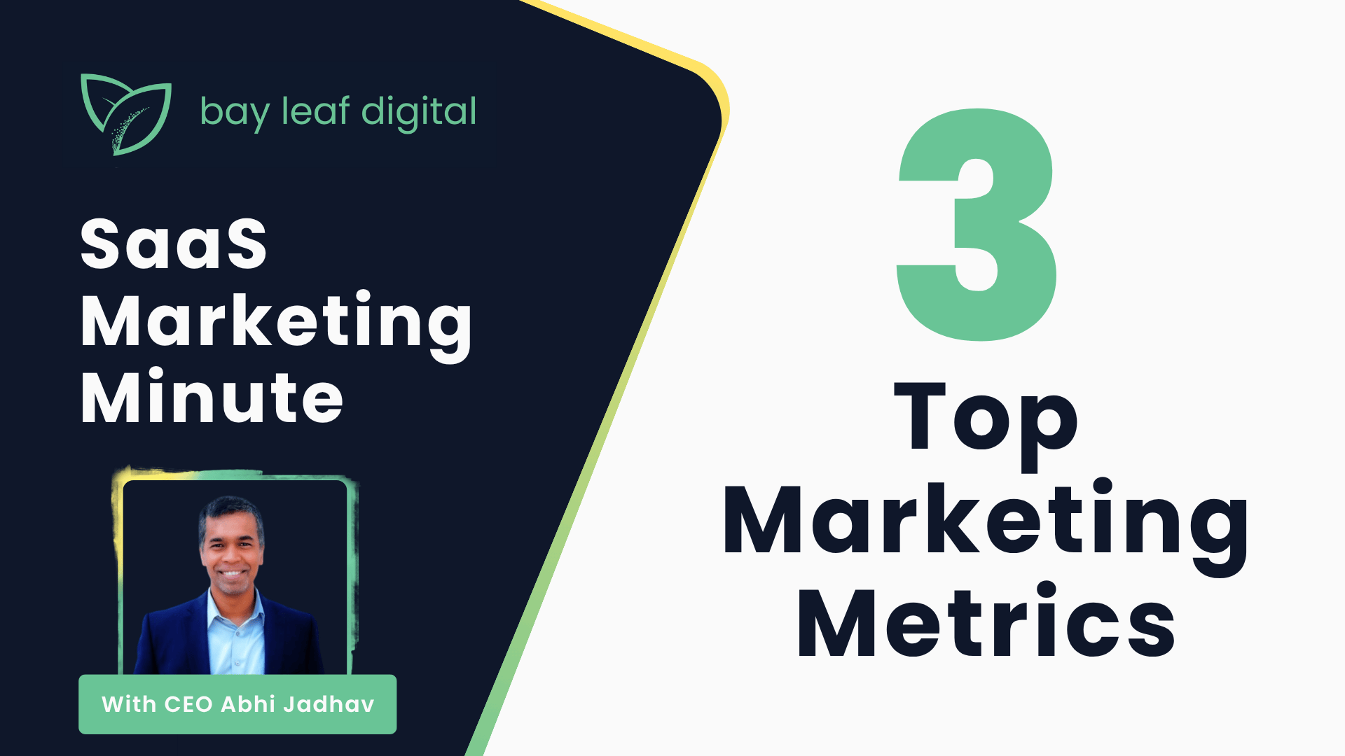 top 3 marketing metrics